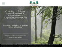 Tablet Screenshot of caravaninglafaloise.com